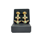 Chanel CC Resin Anchor Ear Clip